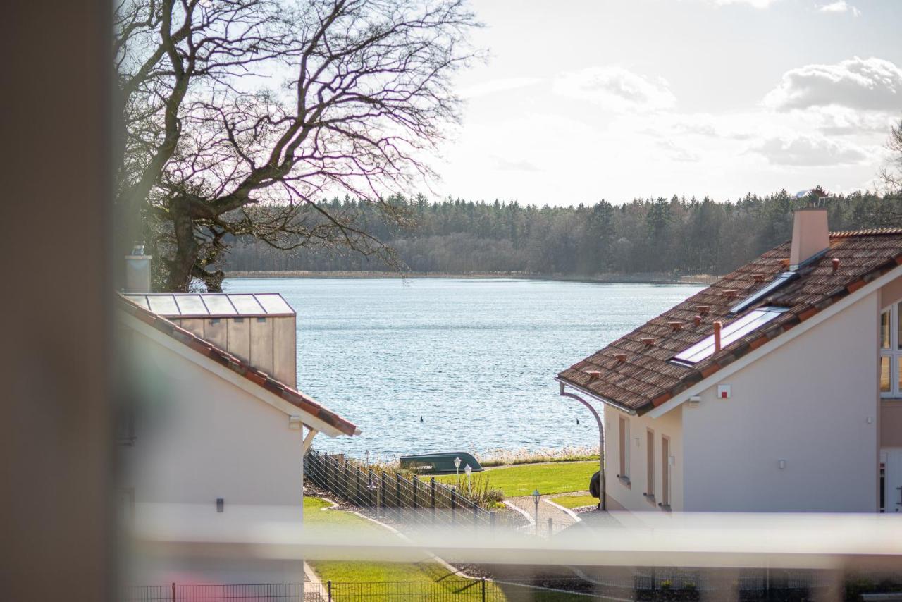 Ferienhaus-See-Sauna-Kamin-Hund mit E-Ladestation Krakow am See Exterior foto
