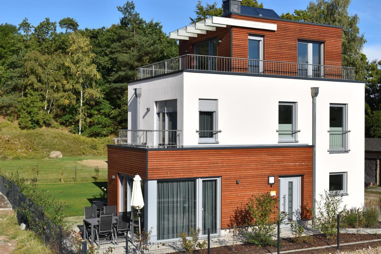 Ferienhaus-See-Sauna-Kamin-Hund mit E-Ladestation Krakow am See Exterior foto